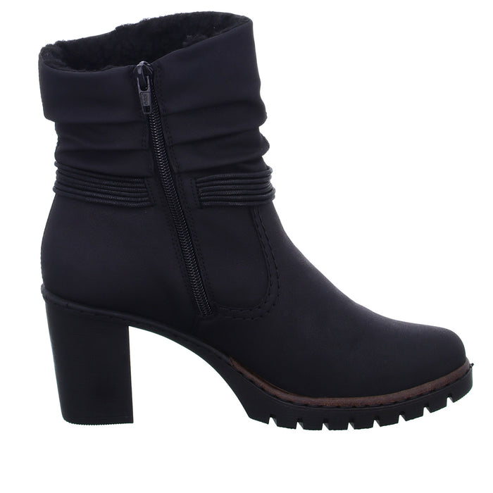 Rieker Schlupf-/Reißverschlußstiefelette Warmfutter ab 35mm Absatz