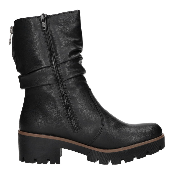 Rieker Schlupf-/Reißverschlußstiefelette Warmfutter ab 35mm Absatz - SchuhEggers.de