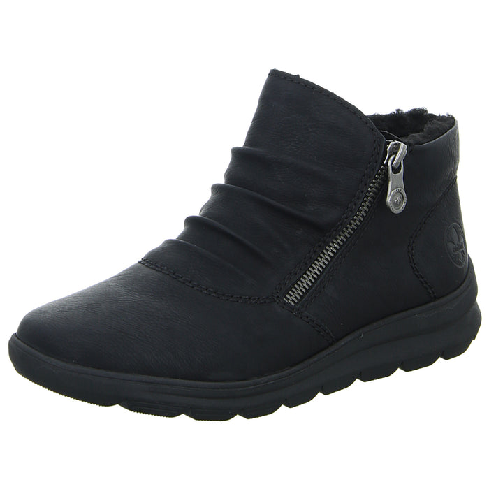 Rieker Schlupf-/Reißverschlußstiefelette Warmfutter bis 35mm Absatz (casual) - SchuhEggers.de