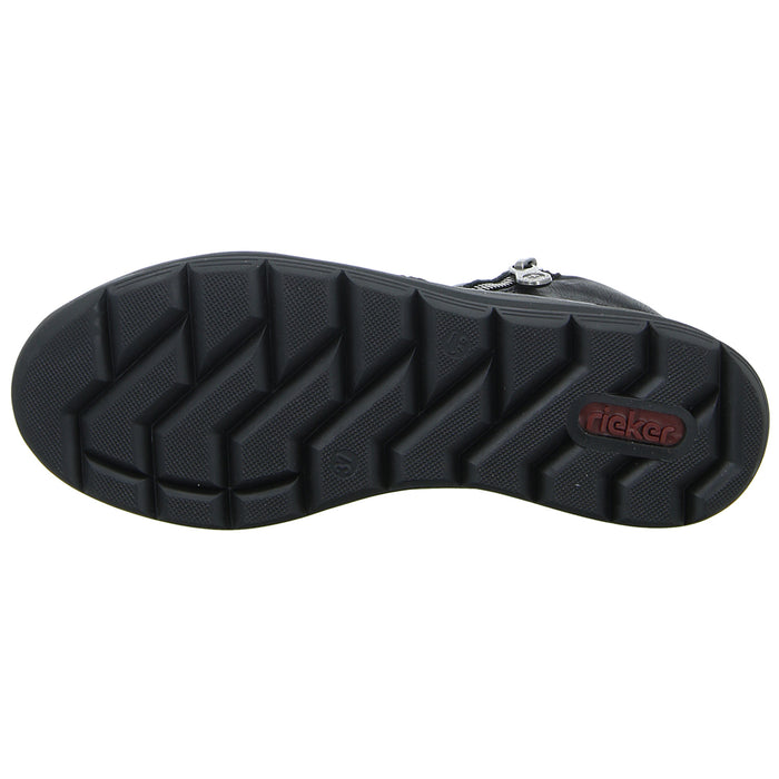 Rieker Schlupf-/Reißverschlußstiefelette Warmfutter bis 35mm Absatz (casual) - SchuhEggers.de