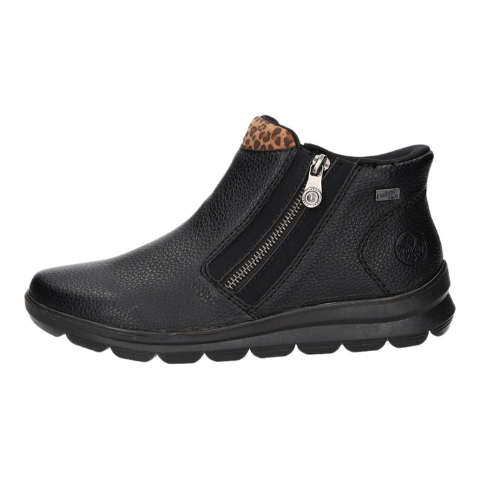 Rieker Schlupf-/Reißverschlußstiefelette Warmfutter bis 35mm Absatz (casual) - SchuhEggers.de