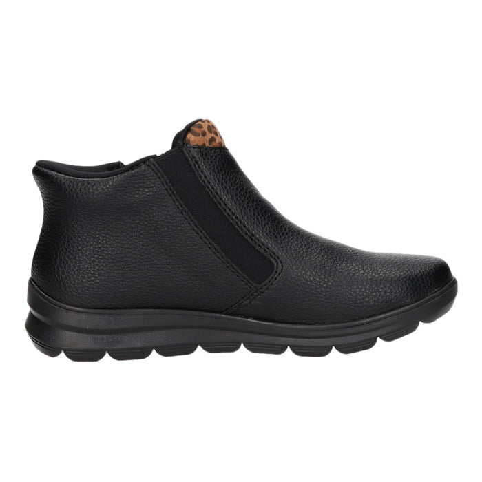 Rieker Schlupf-/Reißverschlußstiefelette Warmfutter bis 35mm Absatz (casual) - SchuhEggers.de