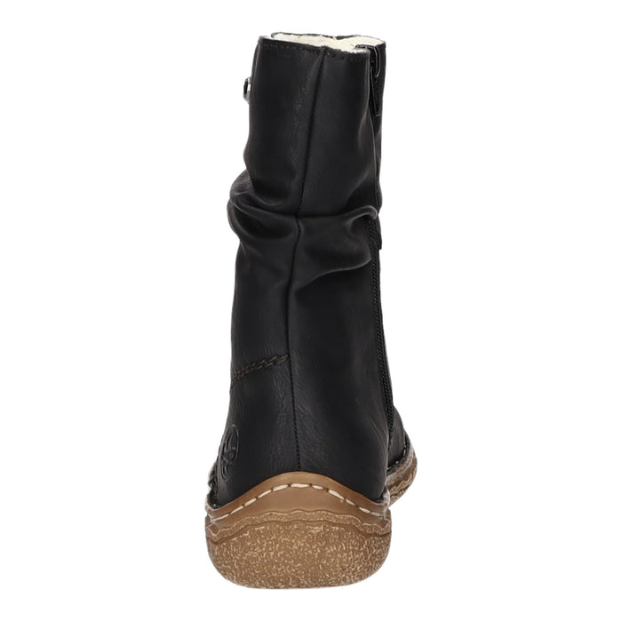 Rieker Schlupf-/Reißverschlußstiefelette Warmfutter bis 35mm Absatz (casual) - SchuhEggers.de