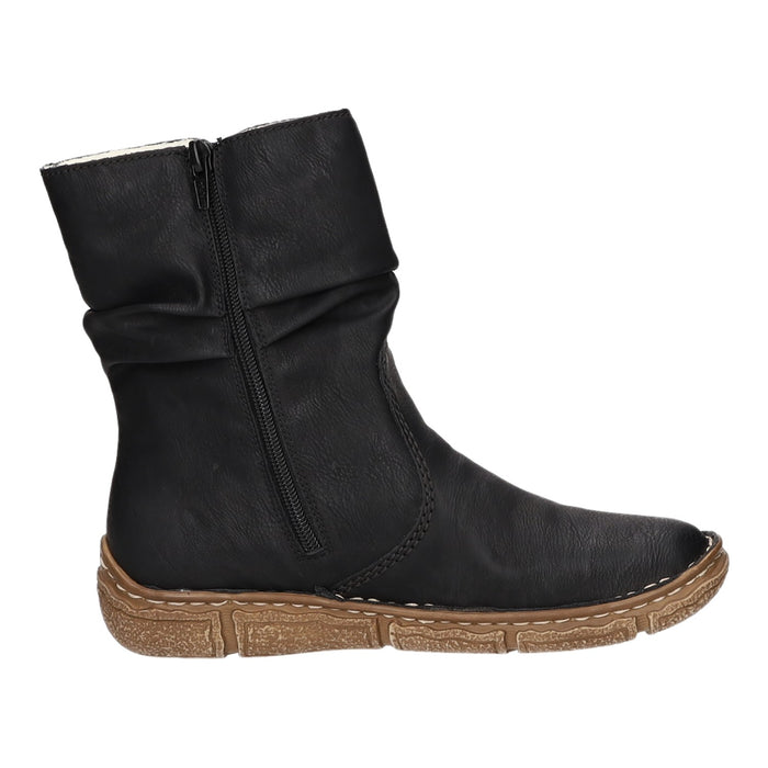 Rieker Schlupf-/Reißverschlußstiefelette Warmfutter bis 35mm Absatz (casual) - SchuhEggers.de
