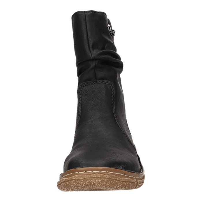 Rieker Schlupf-/Reißverschlußstiefelette Warmfutter bis 35mm Absatz (casual) - SchuhEggers.de