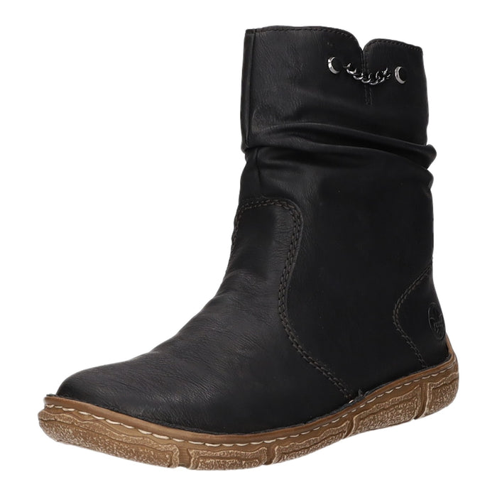 Rieker Schlupf-/Reißverschlußstiefelette Warmfutter bis 35mm Absatz (casual) - SchuhEggers.de