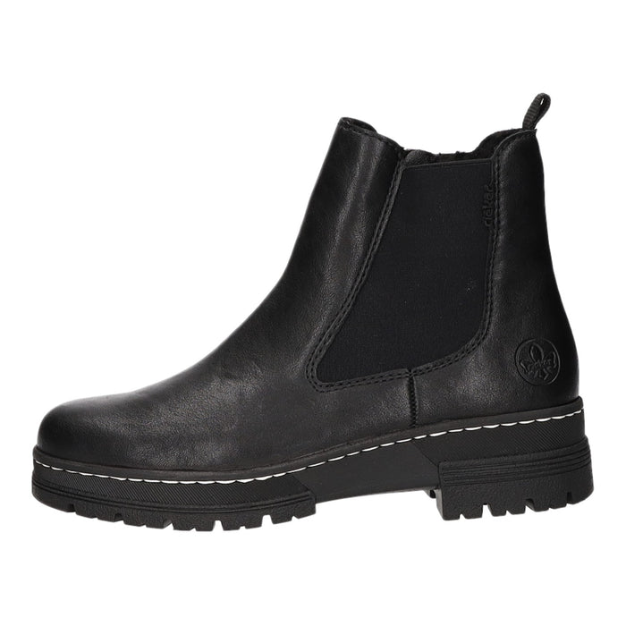 Rieker Schlupf-/Reißverschlußstiefelette Warmfutter bis 35mm Absatz (casual) - SchuhEggers.de