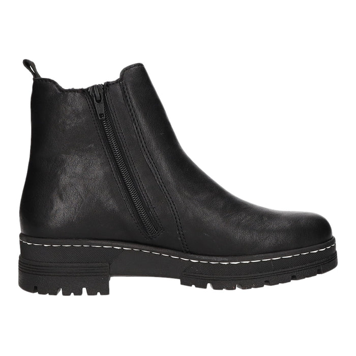 Rieker Schlupf-/Reißverschlußstiefelette Warmfutter bis 35mm Absatz (casual) - SchuhEggers.de