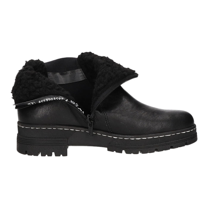 Rieker Schlupf-/Reißverschlußstiefelette Warmfutter bis 35mm Absatz (casual) - SchuhEggers.de