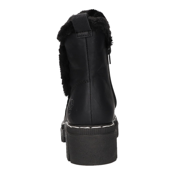 Rieker Schlupf-/Reißverschlußstiefelette Warmfutter bis 35mm Absatz (casual) - SchuhEggers.de