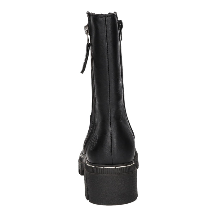 Rieker Schlupf-/Reißverschlußstiefelette Warmfutter bis 35mm Absatz (casual) - SchuhEggers.de