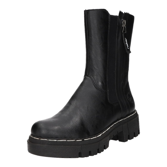 Rieker Schlupf-/Reißverschlußstiefelette Warmfutter bis 35mm Absatz (casual) - SchuhEggers.de