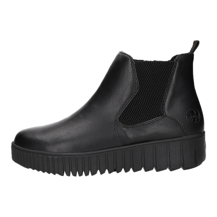 Rieker Schlupf-/Reißverschlußstiefelette Warmfutter bis 35mm Absatz (casual) - SchuhEggers.de