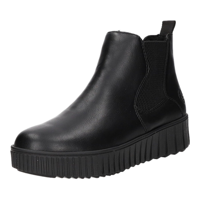 Rieker Schlupf-/Reißverschlußstiefelette Warmfutter bis 35mm Absatz (casual) - SchuhEggers.de