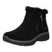 Skechers Schlupf-/Reißverschlußstiefelette Warmfutter bis 35mm Absatz (casual) Easy Going-COOL ZIP! - SchuhEggers.de