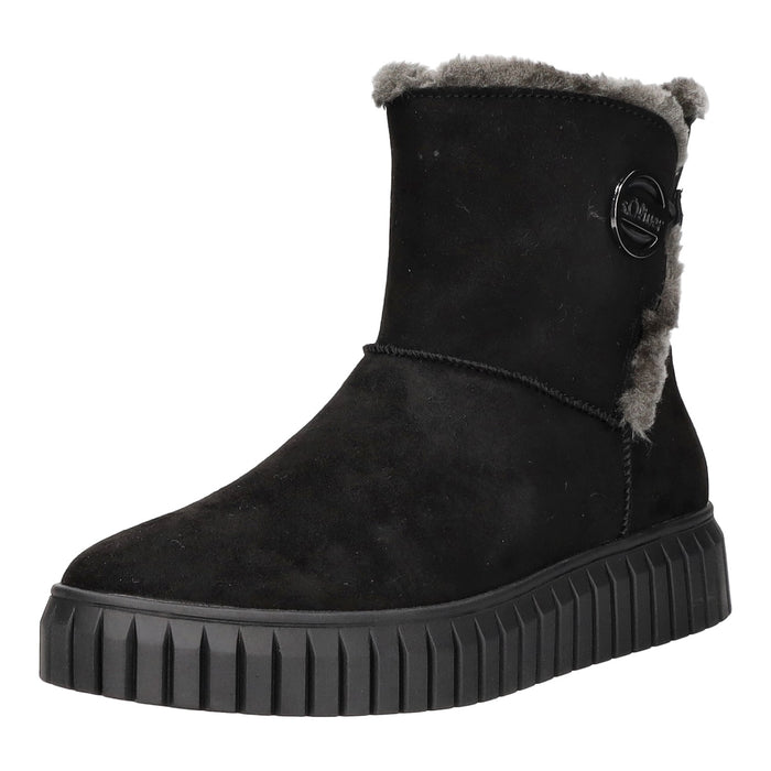 s.Oliver Schlupf-/Reißverschlußstiefelette Warmfutter bis 35mm Absatz (casual) - SchuhEggers.de