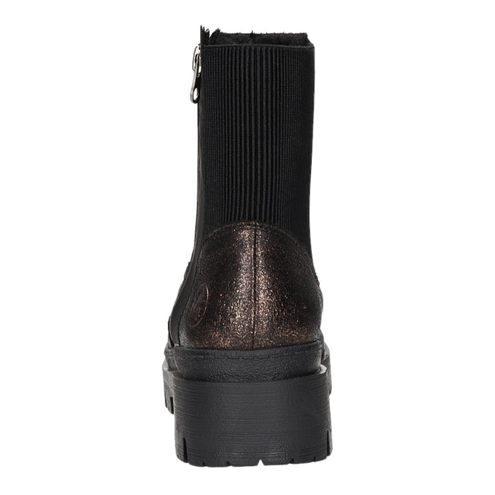 Rieker Schlupf-/Reißverschlußstiefelette Warmfutter bis 35mm Absatz (casual) - SchuhEggers.de