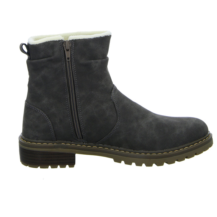 Alyssa Schlupf-/Reißverschlußstiefelette Warmfutter bis 35mm Absatz (casual) - SchuhEggers.de