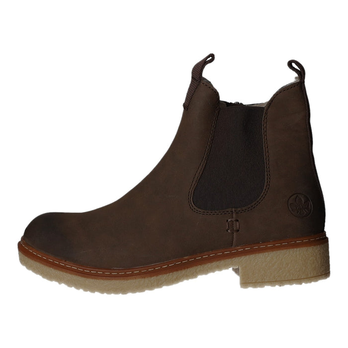 Rieker Schlupf-/Reißverschlußstiefelette Warmfutter bis 35mm Absatz (casual)