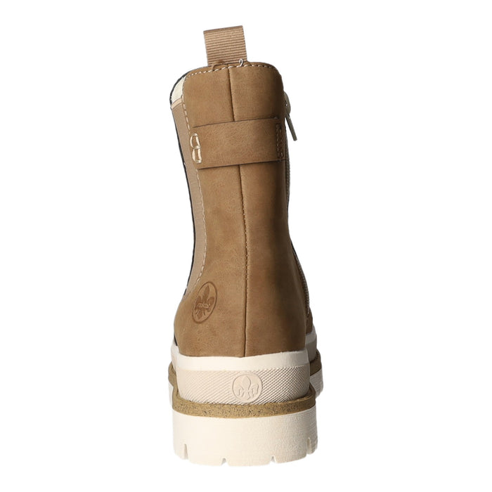 Rieker Schlupf-/Reißverschlußstiefelette Warmfutter bis 35mm Absatz (casual)