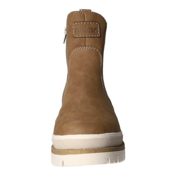 Rieker Schlupf-/Reißverschlußstiefelette Warmfutter bis 35mm Absatz (casual) - SchuhEggers.de