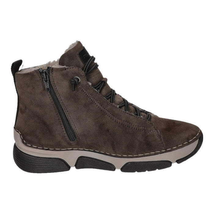 Rieker Schlupf-/Reißverschlußstiefelette Warmfutter bis 35mm Absatz (casual) - SchuhEggers.de