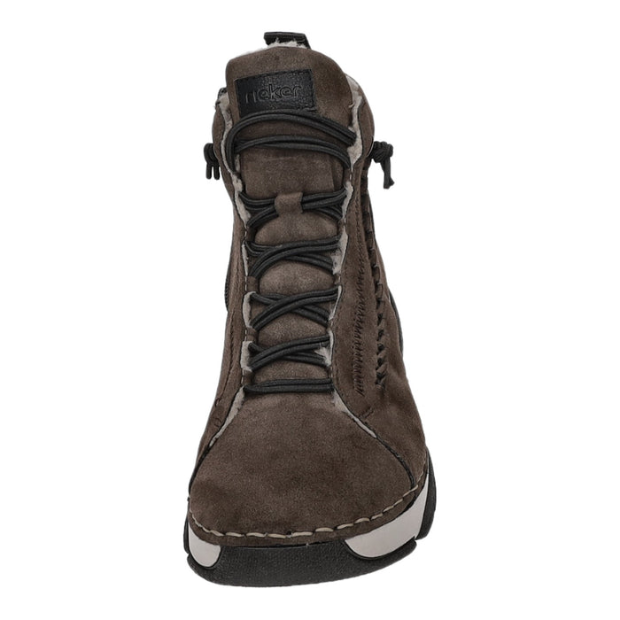 Rieker Schlupf-/Reißverschlußstiefelette Warmfutter bis 35mm Absatz (casual) - SchuhEggers.de