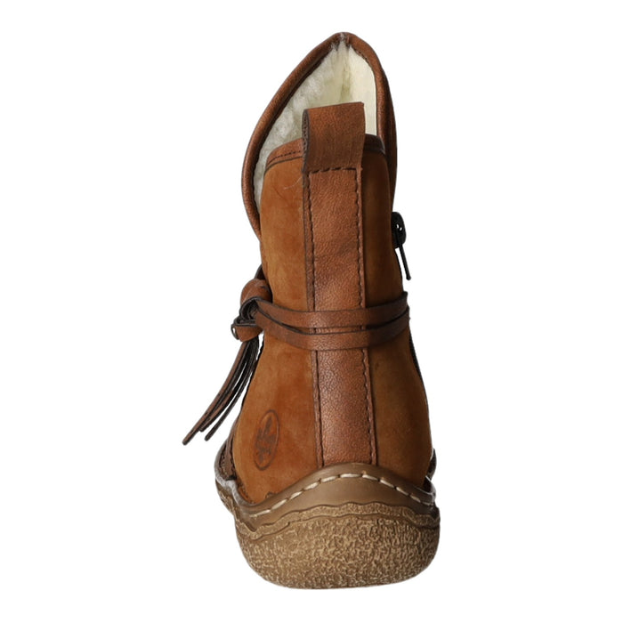 Rieker Schlupf-/Reißverschlußstiefelette Warmfutter bis 35mm Absatz (casual)