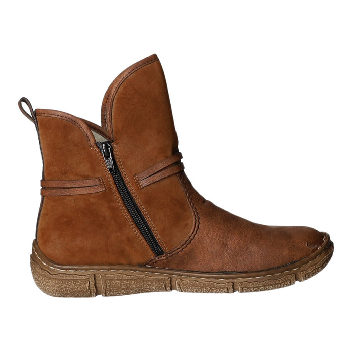 Rieker Schlupf-/Reißverschlußstiefelette Warmfutter bis 35mm Absatz (casual)