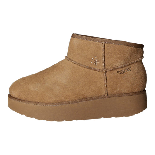 Skechers Schlupf-/Reißverschlußstiefelette Warmfutter bis 35mm Absatz (casual) Keep Cozy - SchuhEggers.de