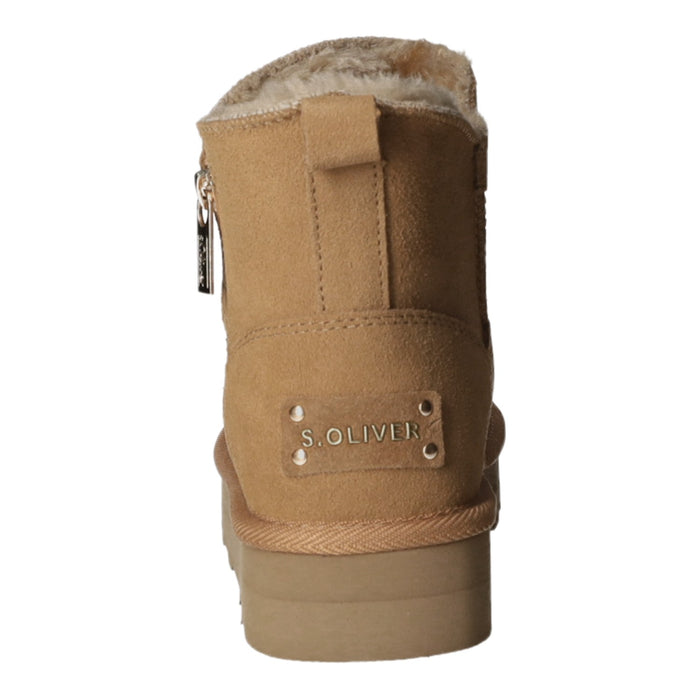 s.Oliver Schlupf-/Reißverschlußstiefelette Warmfutter bis 35mm Absatz (casual) - SchuhEggers.de