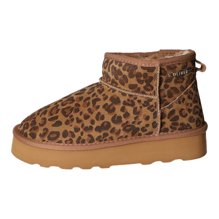 s.Oliver Schlupf-/Reißverschlußstiefelette Warmfutter bis 35mm Absatz (casual)
