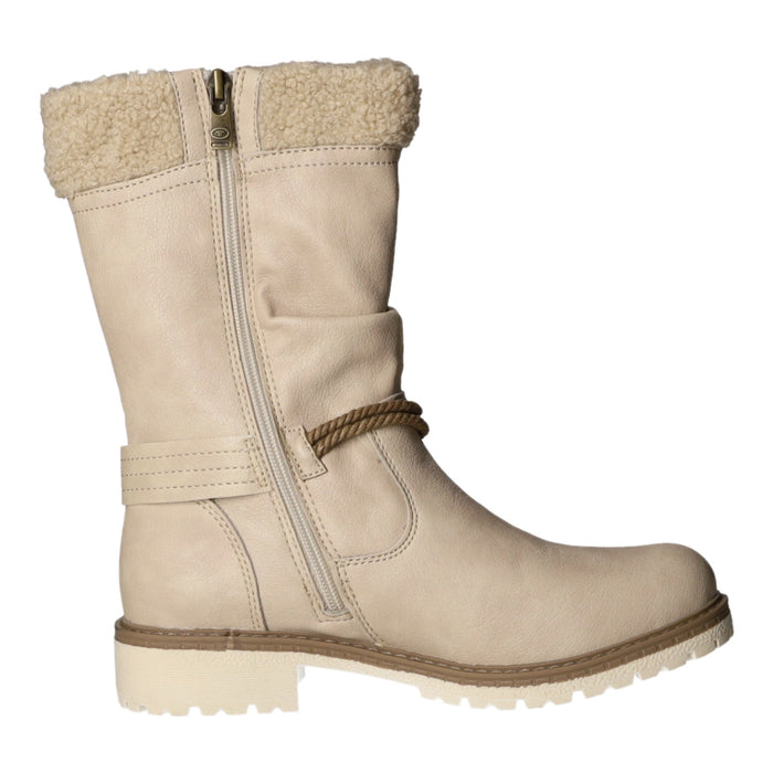 Tom Tailor Schlupf-/Reißverschlußstiefelette Warmfutter bis 35mm Absatz (casual) - SchuhEggers.de