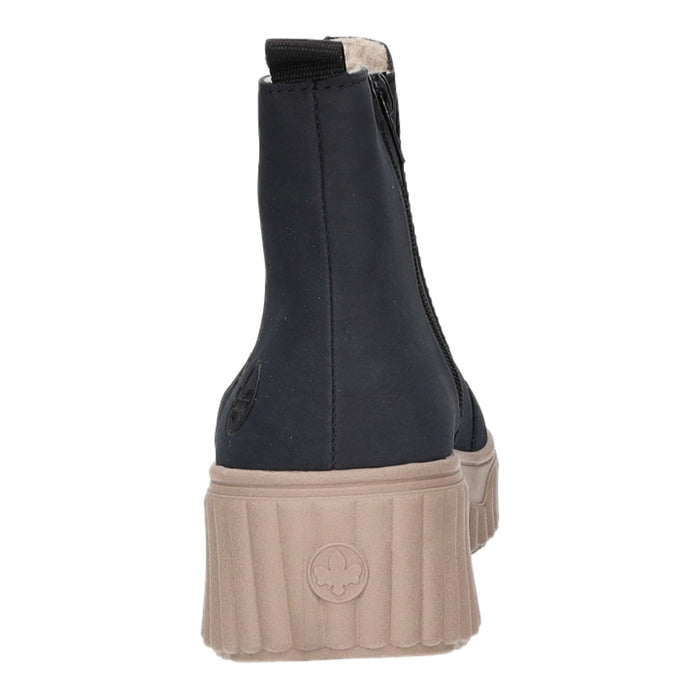 Rieker Schlupf-/Reißverschlußstiefelette Warmfutter bis 35mm Absatz (casual)