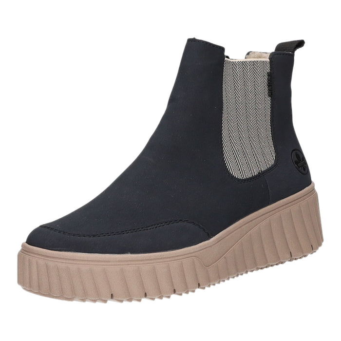 Rieker Schlupf-/Reißverschlußstiefelette Warmfutter bis 35mm Absatz (casual) - SchuhEggers.de