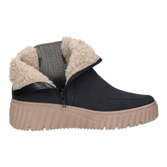 Rieker Schlupf-/Reißverschlußstiefelette Warmfutter bis 35mm Absatz (casual)
