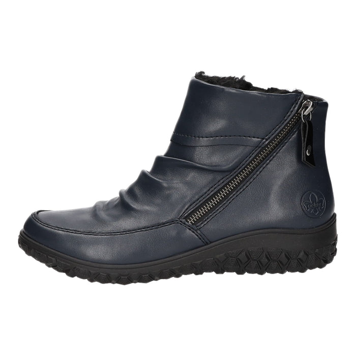 Rieker Schlupf-/Reißverschlußstiefelette Warmfutter bis 35mm Absatz (casual) - SchuhEggers.de