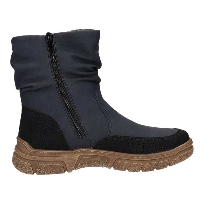 Rieker Schlupf-/Reißverschlußstiefelette Warmfutter bis 35mm Absatz (casual) - SchuhEggers.de