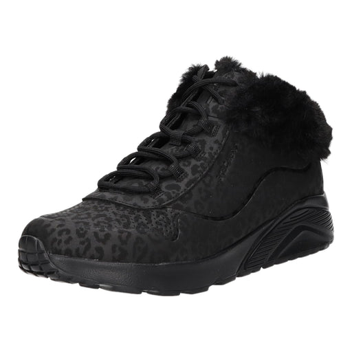 Skechers Schnürstiefelette Warmfutter Uno Lite-COZY LEOPARD - SchuhEggers.de