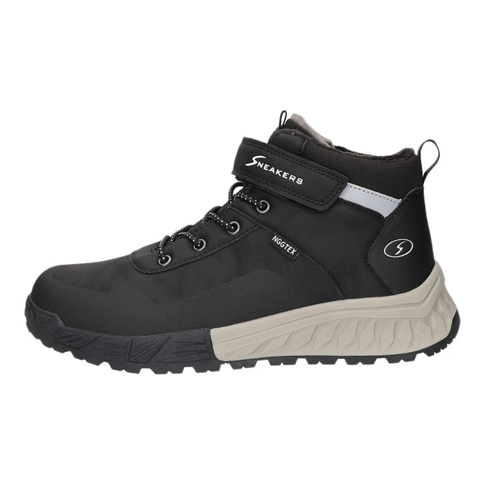 Sneakers Schlupf-/Klettstiefelette Warmfutter