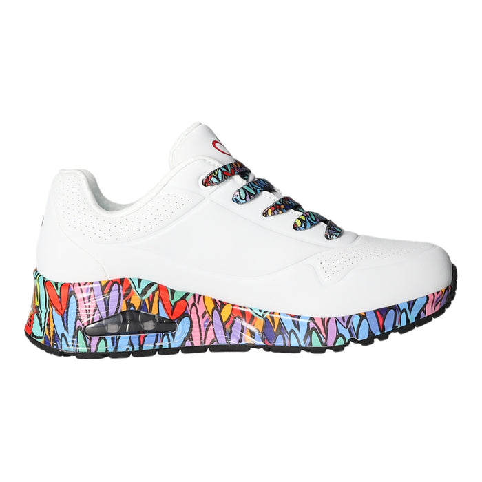 Skechers Schnürhalbschuh Sneaker (sportlich) UNO-RAVAGED LOVE