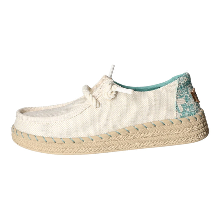 hey dude Schnürhalbschuh Freizeit (Casual) WENDY ESPADRILLE HIBISCUS - SchuhEggers.de