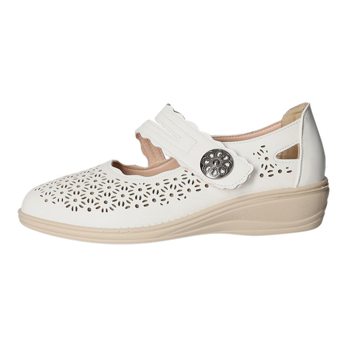 Donna Andrea Slipper/Kletthalbschuh luftdurchlässig (durchbrochenes/geflochtenes Obermaterial) - SchuhEggers.de