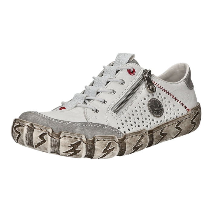 Rieker Slipper/Kletthalbschuh luftdurchlässig (durchbrochenes/geflochtenes Obermaterial) - SchuhEggers.de