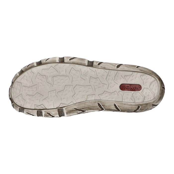 Rieker Slipper/Kletthalbschuh luftdurchlässig (durchbrochenes/geflochtenes Obermaterial) - SchuhEggers.de