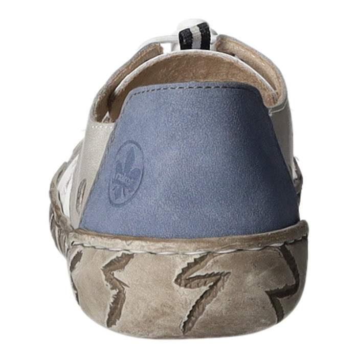Rieker Slipper/Kletthalbschuh luftdurchlässig (durchbrochenes/geflochtenes Obermaterial) - SchuhEggers.de