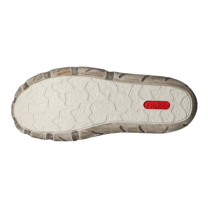 Rieker Slipper/Kletthalbschuh luftdurchlässig (durchbrochenes/geflochtenes Obermaterial) - SchuhEggers.de