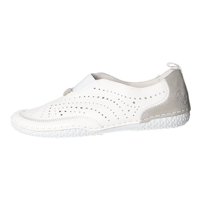 Rieker Slipper/Kletthalbschuh luftdurchlässig (durchbrochenes/geflochtenes Obermaterial)