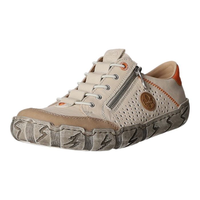 Rieker Slipper/Kletthalbschuh luftdurchlässig (durchbrochenes/geflochtenes Obermaterial) - SchuhEggers.de