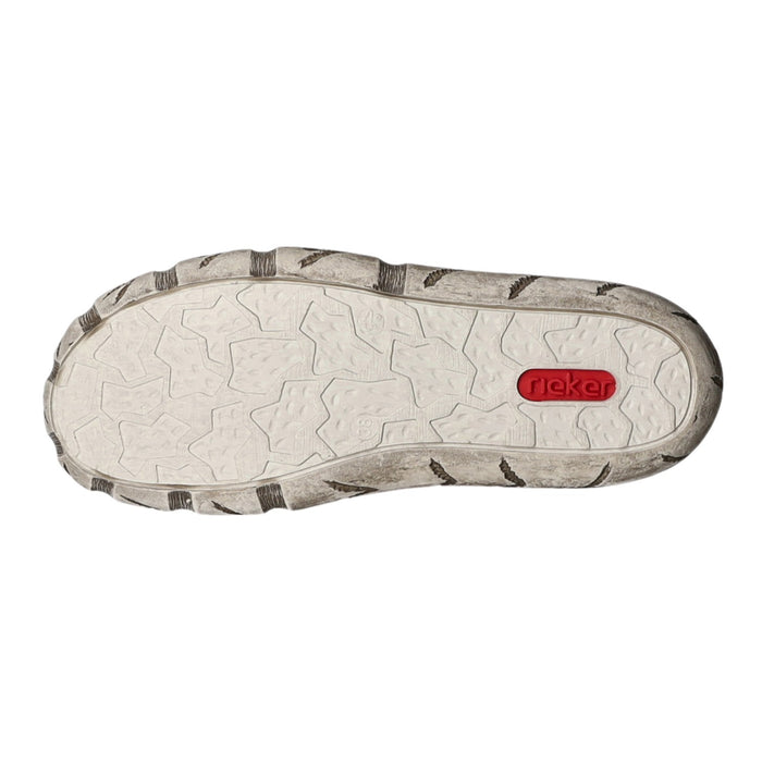 Rieker Slipper/Kletthalbschuh luftdurchlässig (durchbrochenes/geflochtenes Obermaterial) - SchuhEggers.de